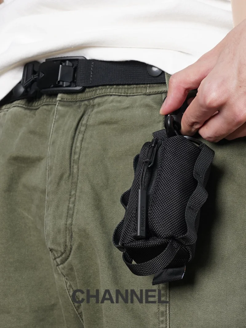 Bolsa de almacenamiento portátil para exteriores, bolsa colgante funcional de nailon balístico, mini bolsa de almacenamiento de tambor, kit de herramientas para llaves - imagen 5