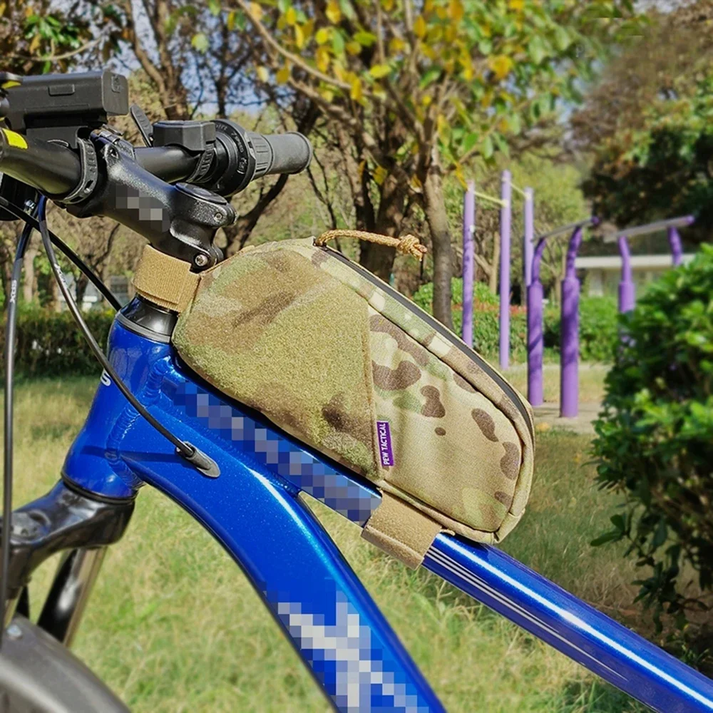 PEW TACTICAL Bolsa para barra transversal de bicicleta para deportes al aire libre, bolsa para artículos diversos con barra Horizontal para bicicleta de montaña y carretera - imagen 4
