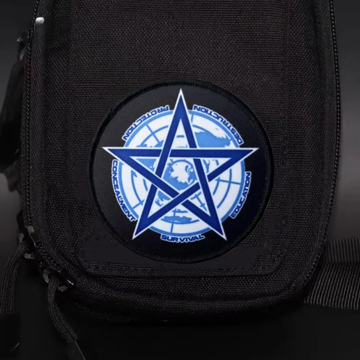 Parche táctico moral SCP velcro gancho y bucle estampado uniforme - imagen 2