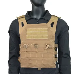 Chaleco táctico portaplacas JPC con sistema MOLLE para caza