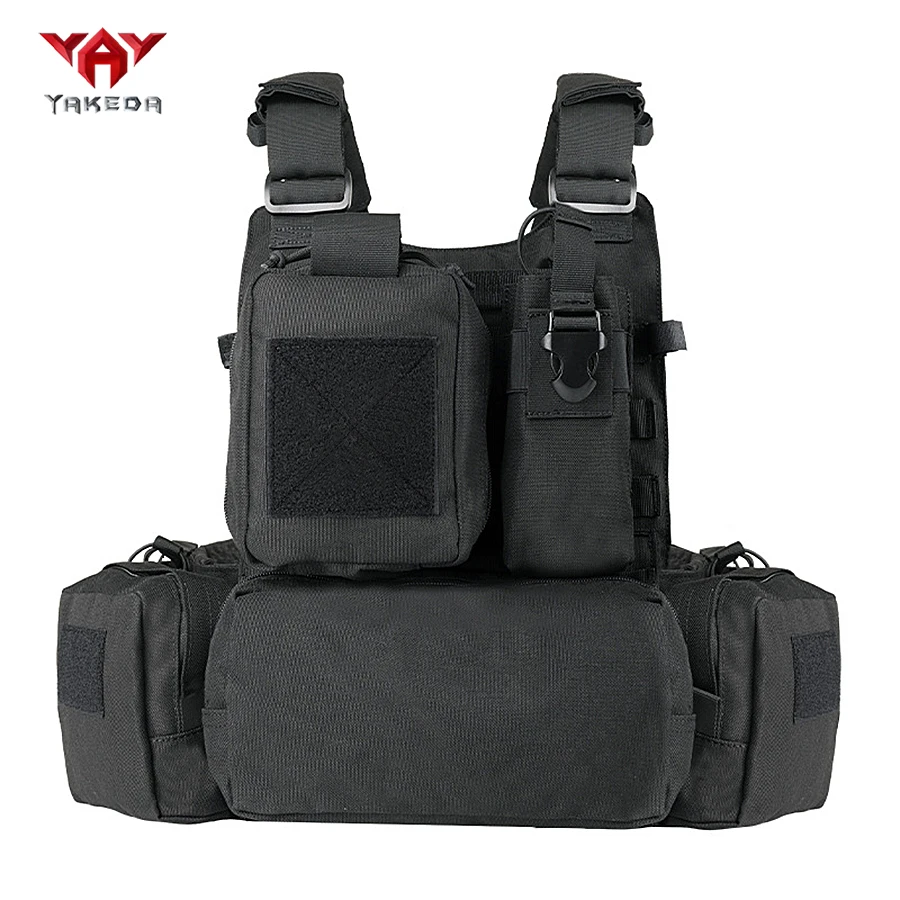 YAKEDA sistema MOLLE multifuncional hebilla de serpiente de metal chaleco de caza al aire libre de liberación rápida - imagen 2