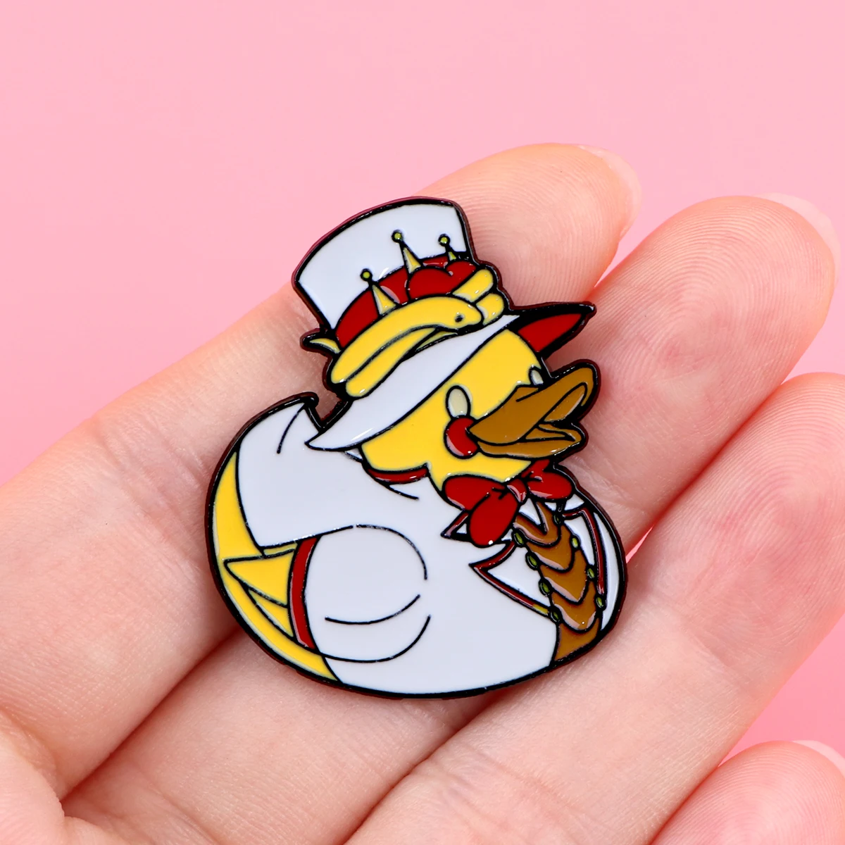 Insignias de pato divertidas para mujer, broches de esmalte de dibujos animados, alfileres de solapa para mochilas, joyería de moda, regalos de decoración de ropa - imagen 3