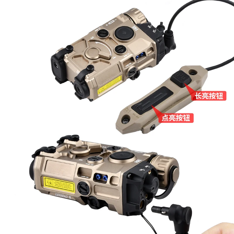 Grúa táctica de 2,5 MM y 3,5 MM, enchufe SF, interruptor de presión de doble función, botón remoto para DBAL PEQ15, MAWL, M300, M600, luz Scout - imagen 3
