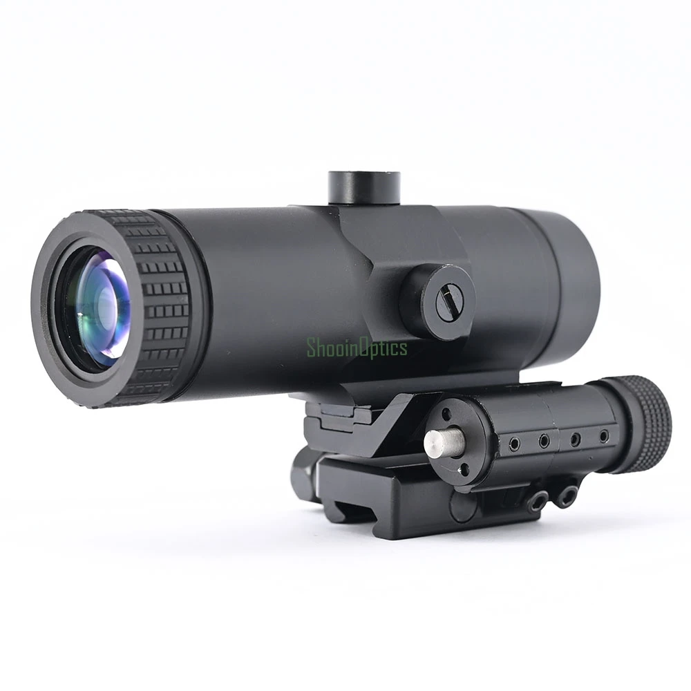 3x Magnifier Integrated Quick-Folding Base For Red Dot Sight Collimator R4193 - imagen 5