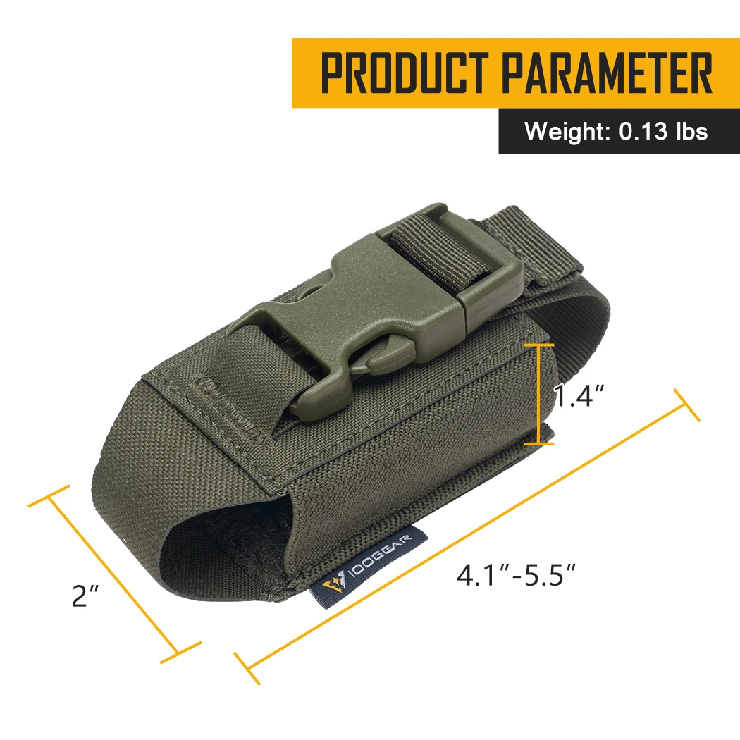 IDOGEAR-bolsa táctica individual Flashbang, bolsa para herramientas, portador multifunción MOLLE 3593 - imagen 4
