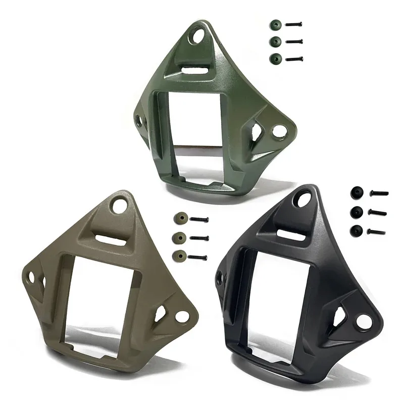 Cubierta de montaje NVG para casco táctico con 3 orificios, Base de soporte para cámara deportiva de aleación de aluminio para cascos marinos, casco rápido - imagen 2