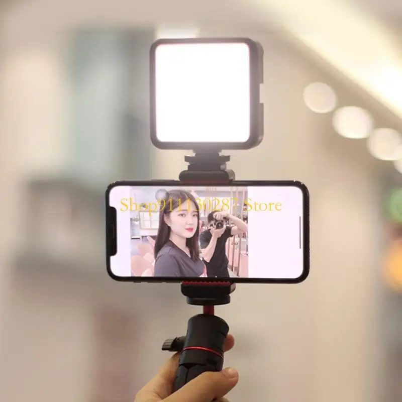J1HC 3000mAh luz LED portátil para vídeo cámara fotografía portátil 3000K-6000K fría para cámara DSLR videocámara Vlog - imagen 5