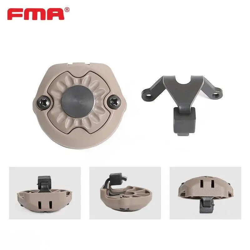 FMA casco táctico IR, lámpara de supervivencia, cabeza Tricolor, luz intermitente con instalación de riel NVG/casco - imagen 3