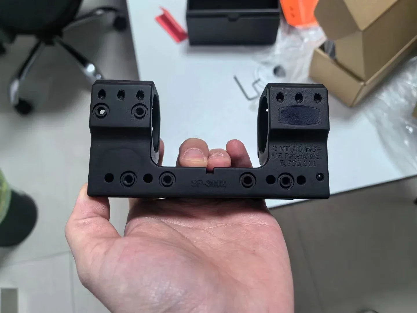 SPECPRECISION Metal CNC táctico QDP-4616 QDP-3616 34/30mm H38mm/1,50 "QD montaje de alcance caza montaje desmontable rápido 0MOA NoTilt - imagen 5