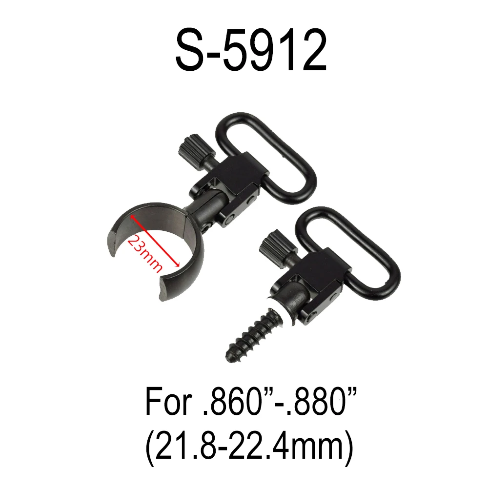 Juego de adaptadores de montaje de perno giratorio de eslinga para Remington 870 1100 Express 12GA 20GA, liberación rápida, Kit de hebillas de correa de eslinga QD - imagen 2