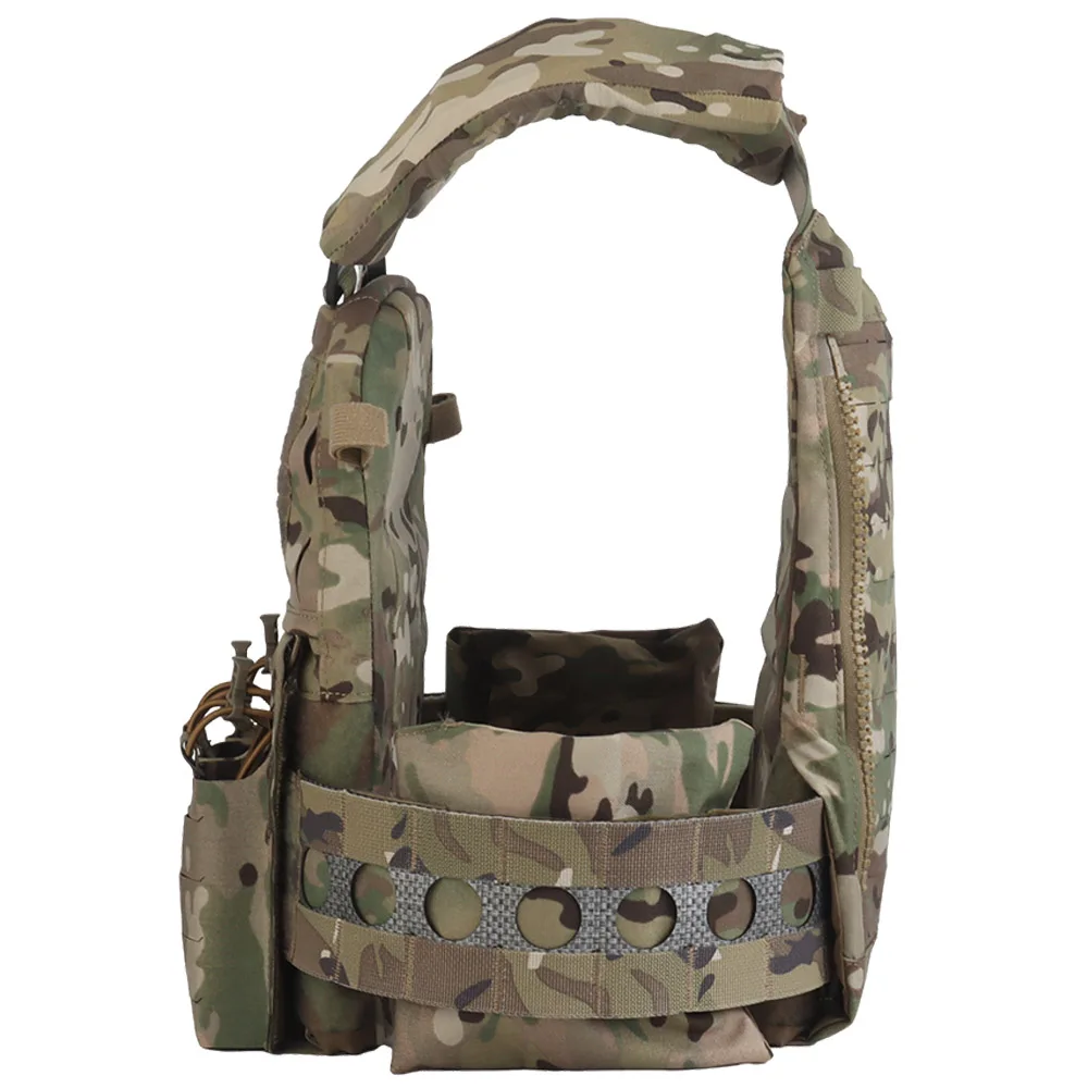 Chaleco táctico Ferro Plate Carrier V5 FCPC Militar caza Airsoft chaleco cuerpo armadura portátil MOLLE sistemas Triple revista bolsa - imagen 4