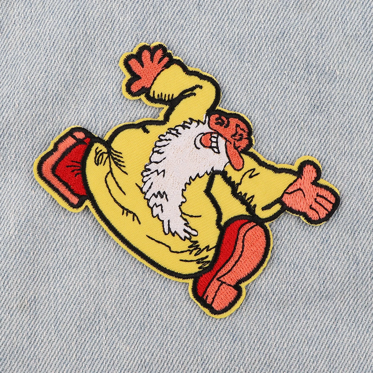 Parches bordados de anciano para ropa, pegatinas, apliques de planchado DIY, parches para ropa, chaqueta, Jeans, rayas de moda - imagen 4