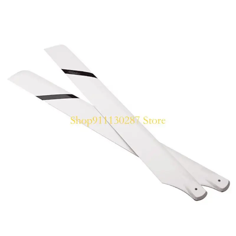 Hélices rotor principal fibra vidrio 430 mm calidad J1HC para entusiastas los helicópteros