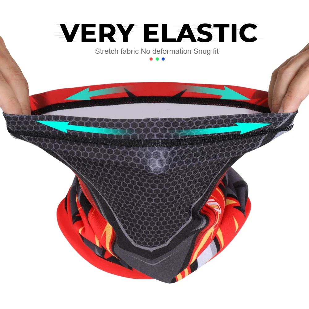 Bandana térmica de lana a prueba de viento para hombre y mujer, mascarilla facial para ciclismo, Snowboard, calentador de cuello, caza, esquí, correr, deportes, invierno - imagen 5