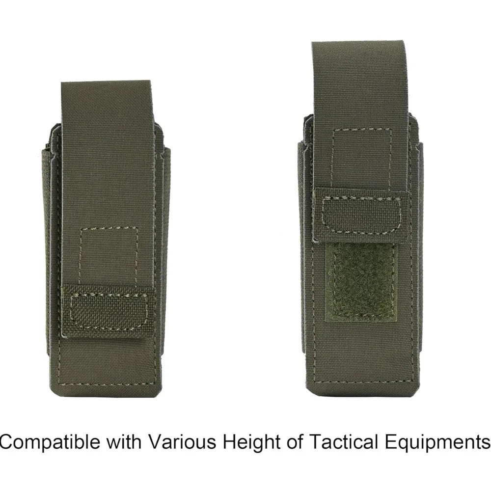 Bolsa táctica Molle OC para pulverización de pimienta, bolsa elástica de 9mm, soporte para linterna de revista, chaleco de caza, cinturón de batalla, accesorios - imagen 4