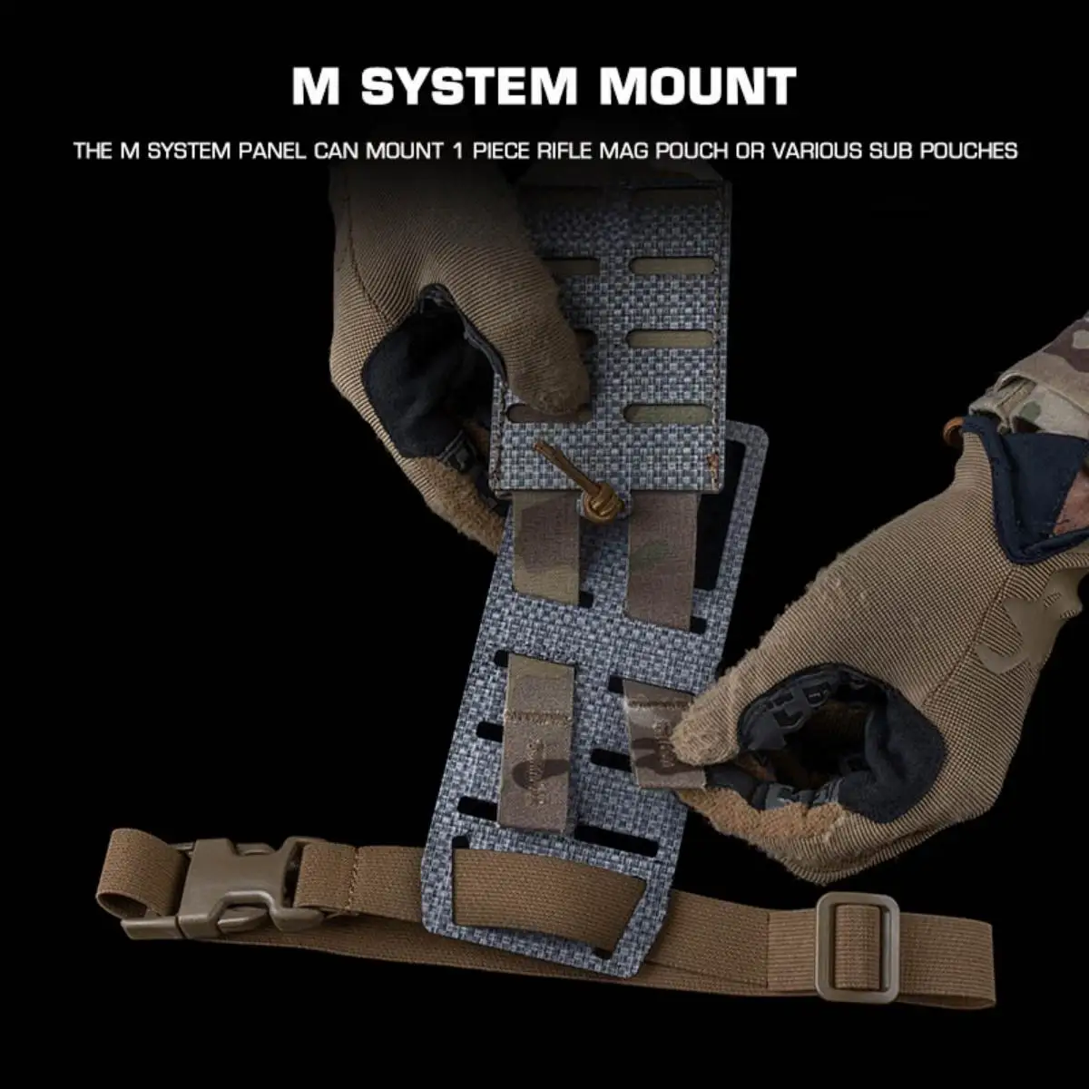 Soporte Modular Molle para Cinturón WG con Correa para Pierna, Compatible con Bolsa de Cargador de Rifle Molle de Acceso Rápido y Varias Bolsas Auxiliares - imagen 2