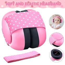 Orejeras de protección para bebés, cómodas orejeras para bebés, evitan daños auditivos y mejorar el sueño, diadema elástica ajustable