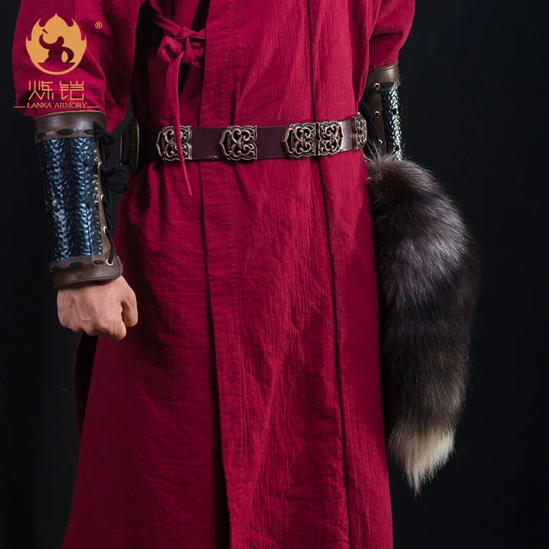 Armadura colgante de cola de zorro/lobo, accesorios chinos Hanfu - imagen 3