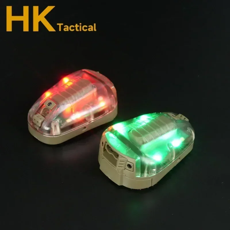 Lámpara de señal para casco táctico, luz de supervivencia, luz de Flash de seguridad de HEL-STAR, adaptador de lámpara de mariquita de montaje rápido, ciclismo al aire libre y Camping - imagen 4