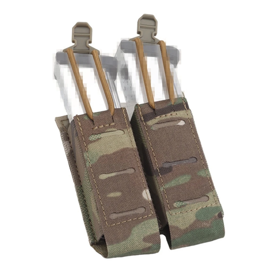 Paquete de accesorios tácticos MOLLE doble de 9MM, linterna multiusos montada en la cintura para exteriores, bolsa de herramientas diversas - imagen 4