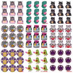 Parches bordados de animales para ropa, costura Punk de Hip Hop, parche Fusible para planchar, parche bordado para ropa, 10 unidades por lote