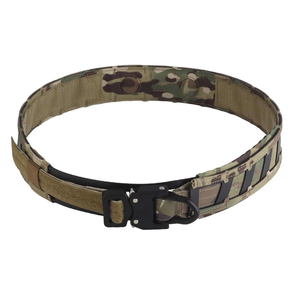 Cinturón de camuflaje táctico magnético con sistema de montaje Modular, diseño de doble capa, posicionamiento magnético de ajuste rápido - imagen 5