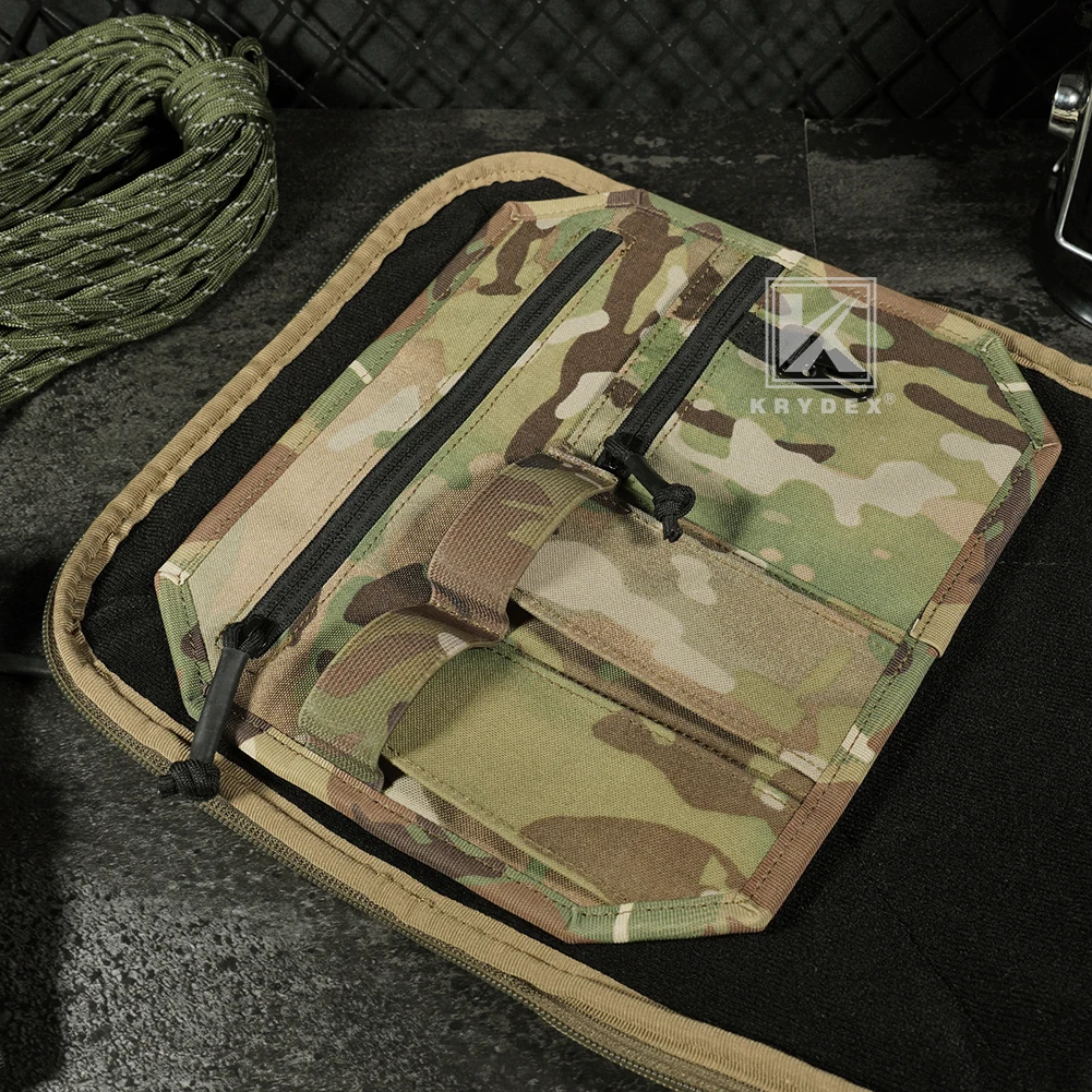 KRYDEX Panel organizador con respaldo de gancho táctico, bolsa EDC de inserción de administrador para mochila, accesorio de bolso, Panel de equipo de supervivencia al aire libre - imagen 5