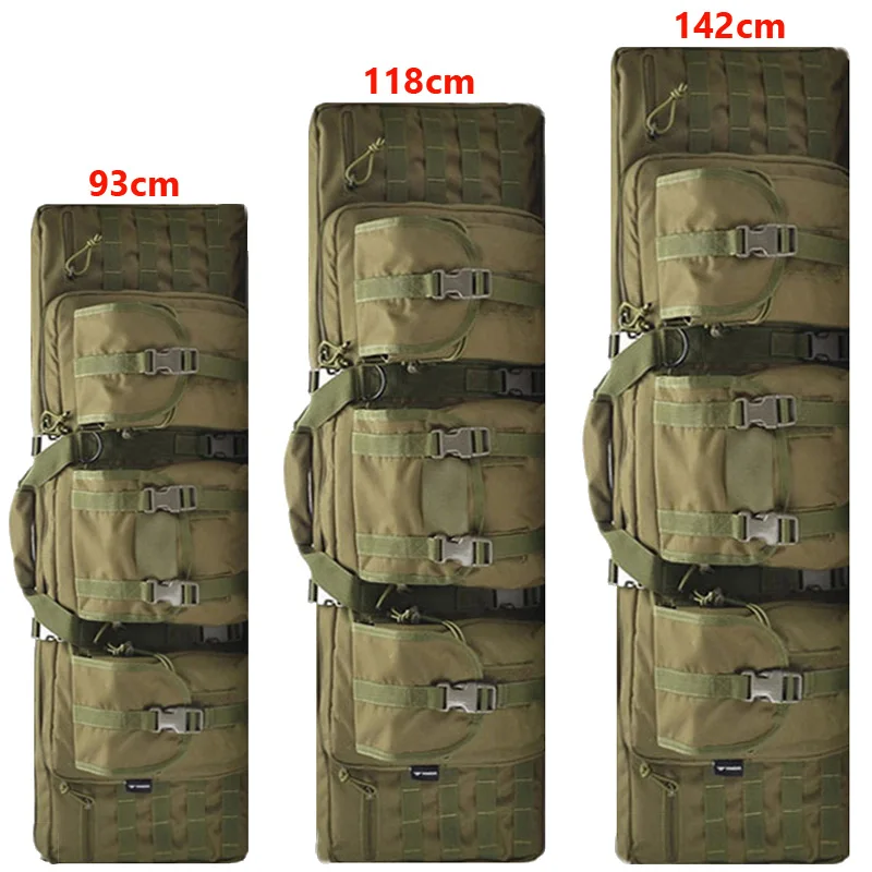 Bolsa táctica Molle para pistola de 93cm, 108cm, 118cm y 142cm, mochila de caza, tiro, Paintball, francotirador, funda para pistola de Rifle Airsoft para juego de guerra - imagen 2