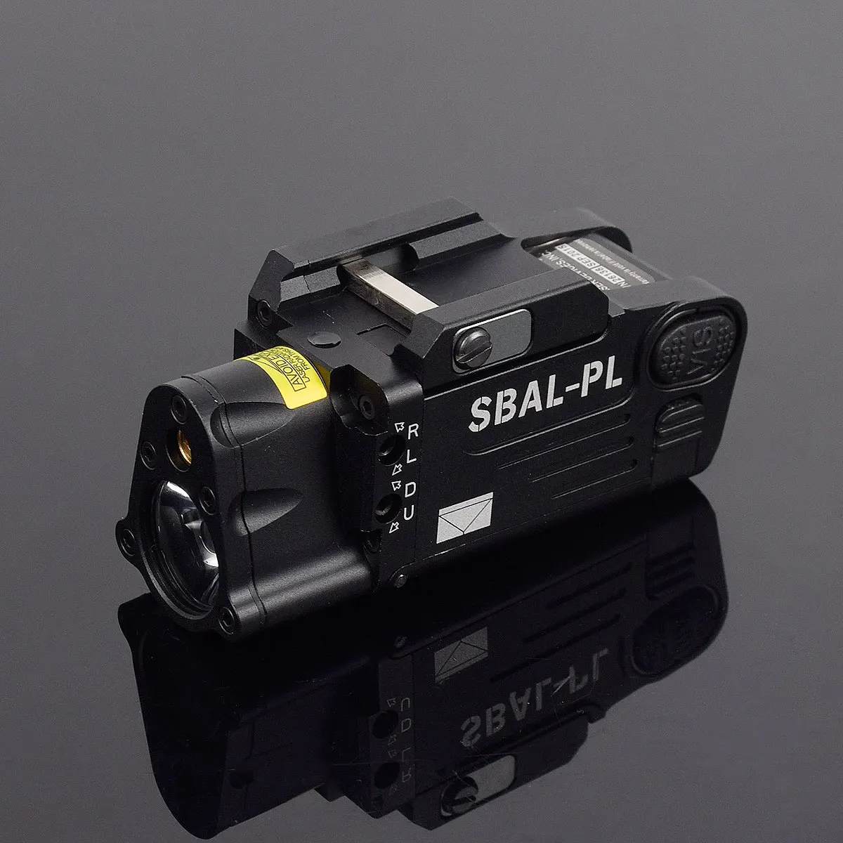 Luz láser táctica SBAL-PL, luz combinada para arma, iluminador blanco, linterna láser de puntería roja para pistola, salida constante y estroboscópica - imagen 3