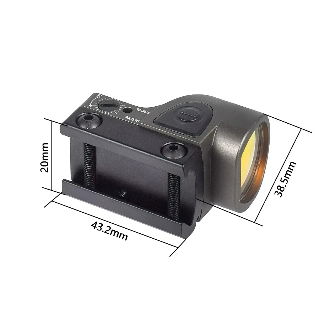 Mira telescópica holográfica táctica Mini RM SR MR, colimador de punto rojo, pistola Airsoft, mira réflex para riel de 20mm - imagen 4