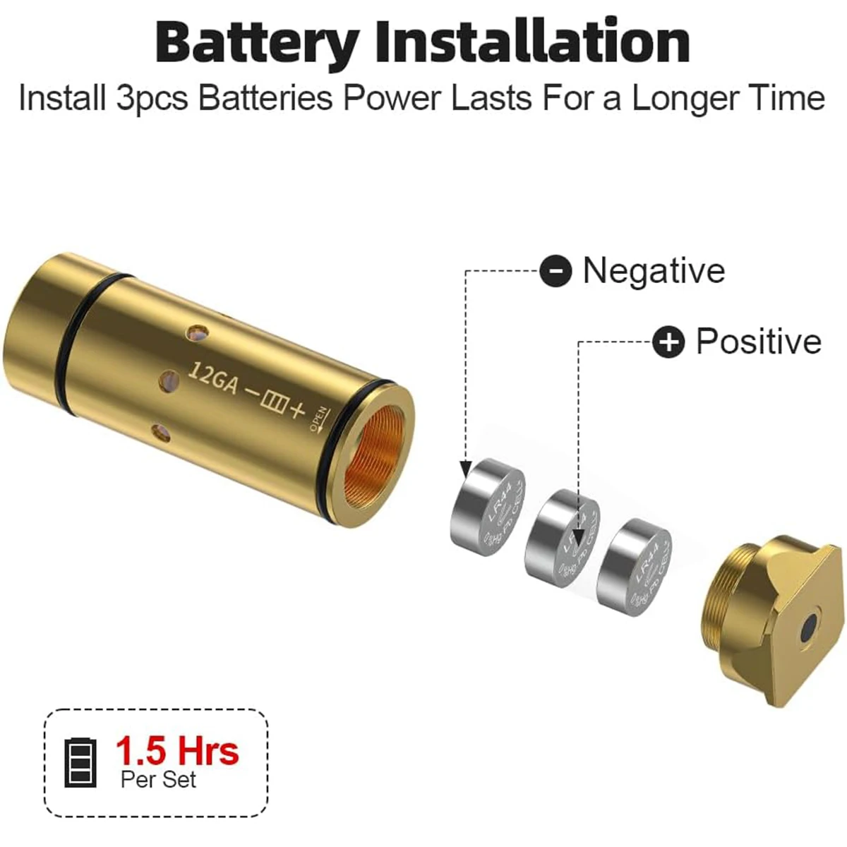 Cartucho láser 12GA 9mm 9x19mm/7,62x39/380ACP/223Rem para práctica de fuego seco, entrenamiento láser, cartuchos de entrenamiento de balas, vista de orificio - imagen 4