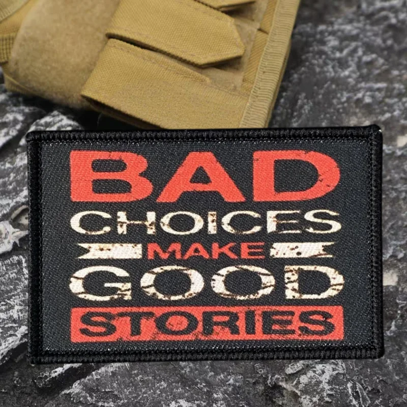 Parche estampado para chaleco táctico, insignia de moral con gancho y bucle, pegatinas para mochila, parches para brazalete para ropa - imagen 3