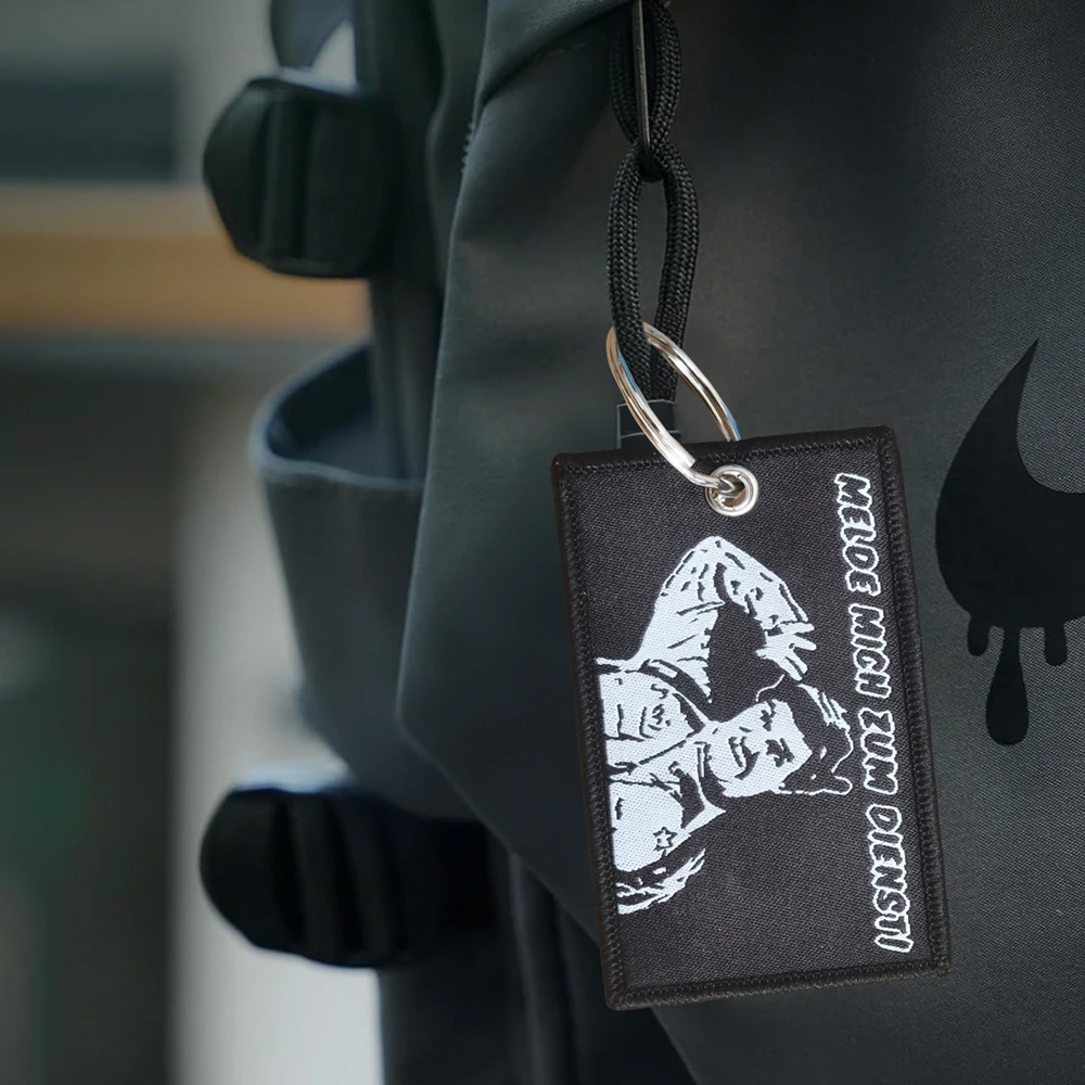 MELDE MICN IUM DIENSTI Meme parches parche de gancho y bucle brazalete moral insignia de moral del ejército militar pegatinas de mochila táctica - imagen 4