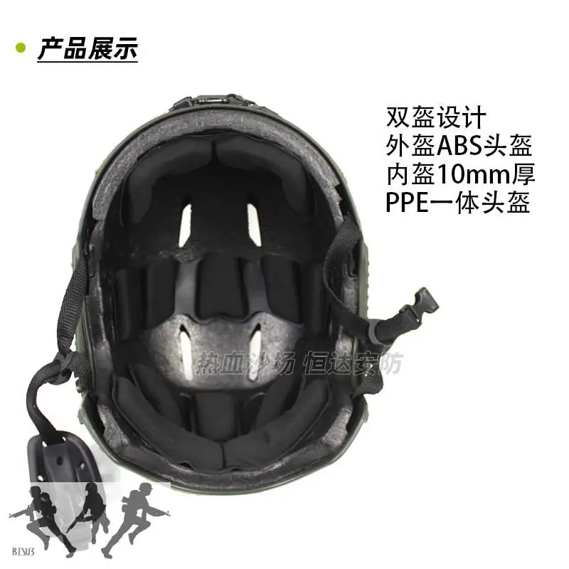 Casco ligero táctico para Paintball, Airsoft, Caiman, montañismo, ciclismo, deporte - imagen 5