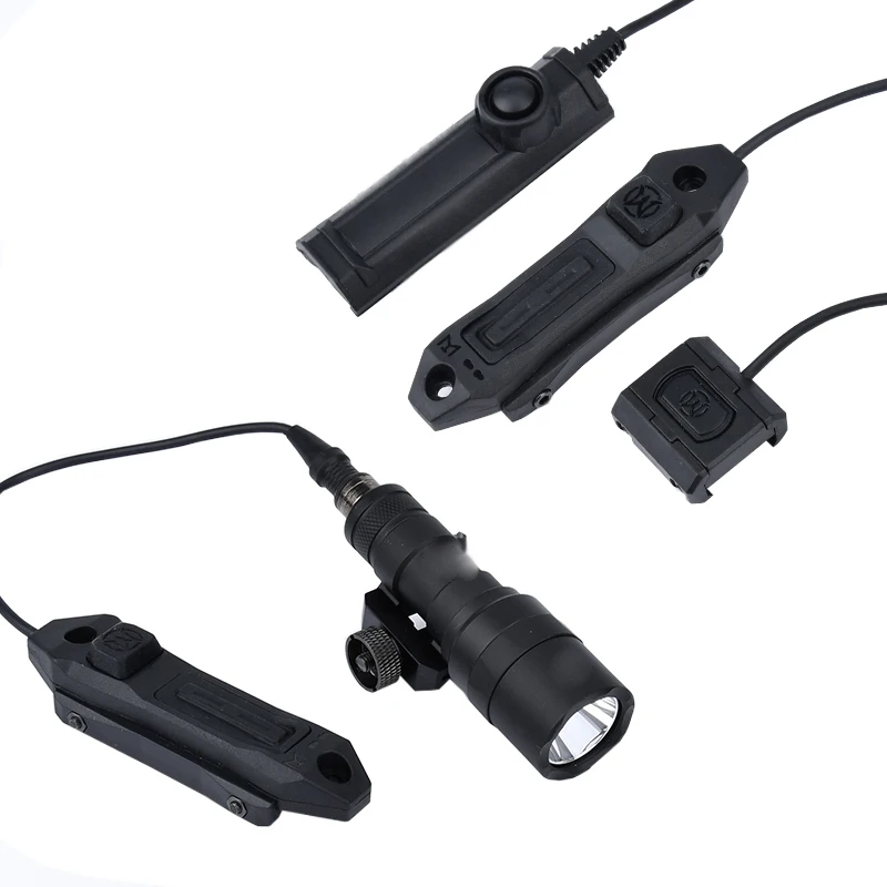 Airsoft Wadsn M600 M300 Mini Scout Light AR15 Rifle caza arma linterna Control remoto interruptor de presión juego Mlok Keymod - imagen 3