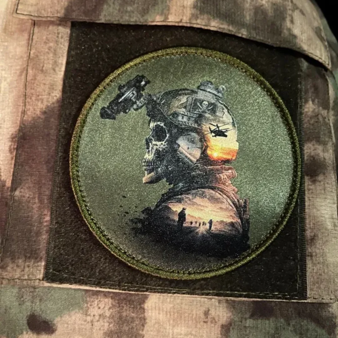 Parche táctico de "Rusia y flashbek", parches de Velcro impresos, insignia militar del ejército de Rusia, brazalete, pegatinas de mochila - imagen 3