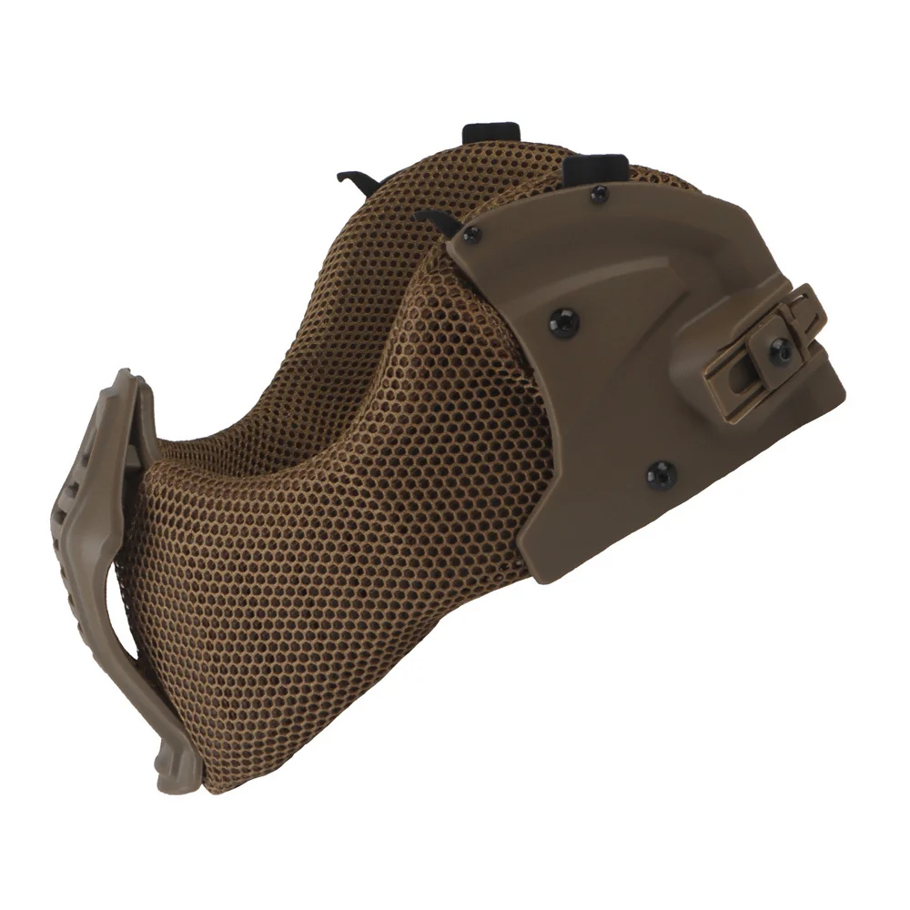 Casco táctico protector bucal para cascos Wendy 3,0 caza Airsoft CS equipo de entrenamiento accesorios para casco de Paintball - imagen 4