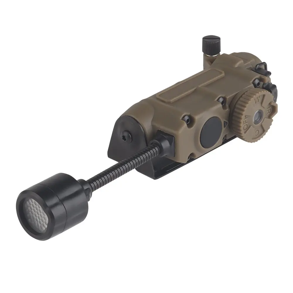 Luz para casco Sidewinder, sistema de 3 monturas, modos de Color infrarrojo IR, linterna ajustable, accesorios para caza al aire libre