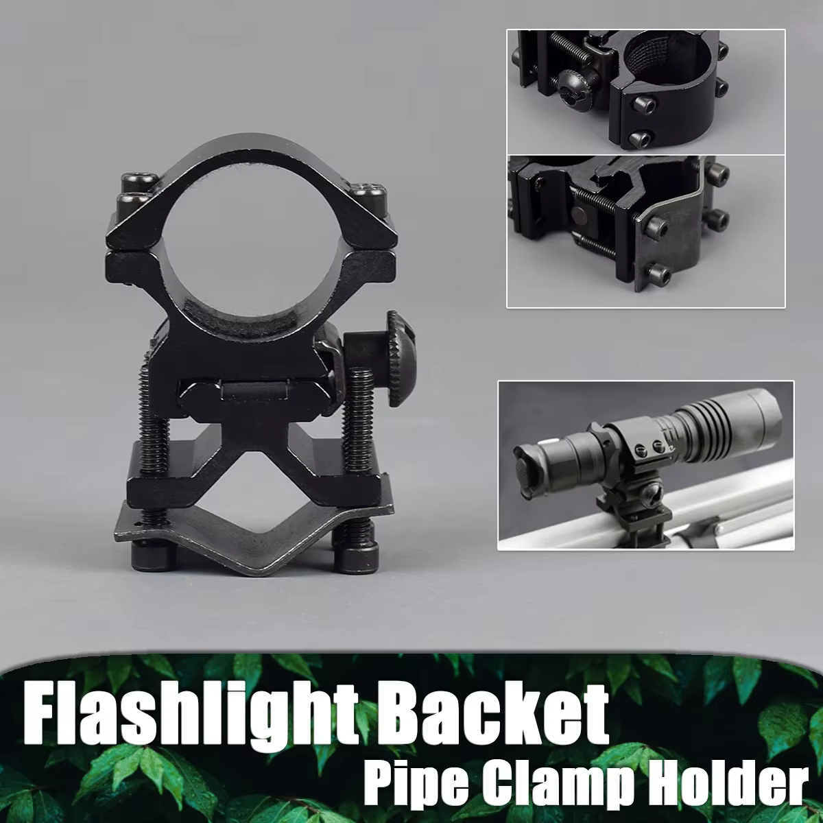 Soporte táctico linterna universal – Abrazadera metálica AR-15