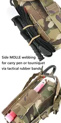 Bolsa médica IFAK táctica MOLLE – Kit primeros auxilios emergencia trauma
