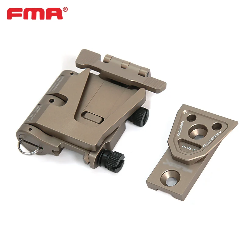 FMA caza táctica Airsoft G33 lupa montaje abatible G33 soporte de vuelco accesorios TB1337 BK/DE - imagen 5