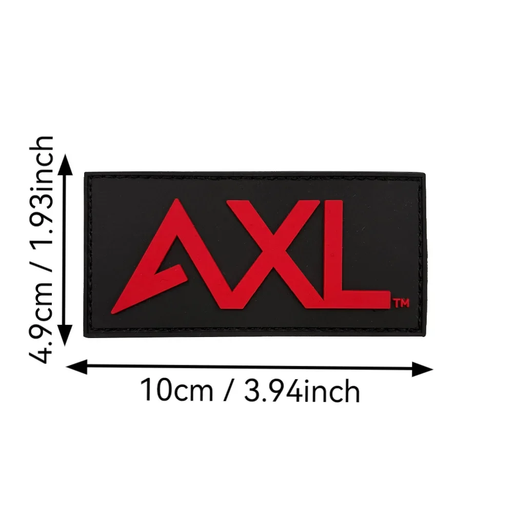 Parche luminoso AXL, parches de gancho y bucle de PVC para ropa, insignias tácticas de moral en mochila, pegatina, brazalete militar - imagen 5