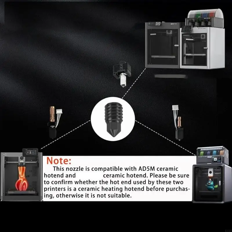 Boquillas acero desmontables varios tamaños consistentes conclusiones calientes tercera generación contra plan - imagen 2