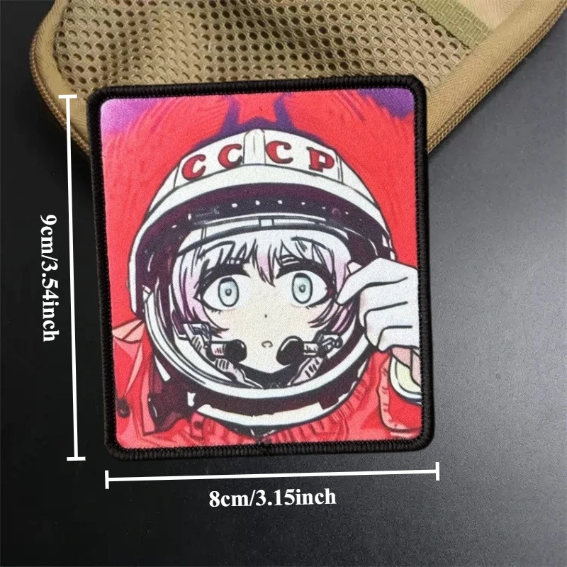 Parche táctico anime con velcro – Moral para mochila o brazalete - imagen 5