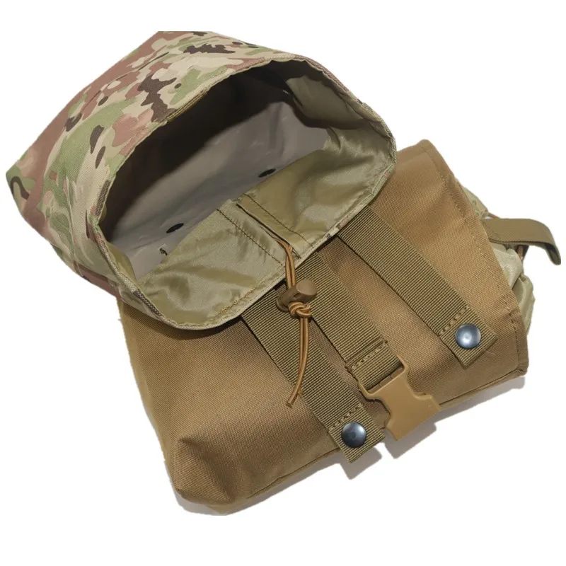 Bolsa de basura plegable Molle para revistas, bolsa de recuperación con cordón, de utilidad militar, para cintura, divertida, para munición, para caza y teléfono - imagen 5