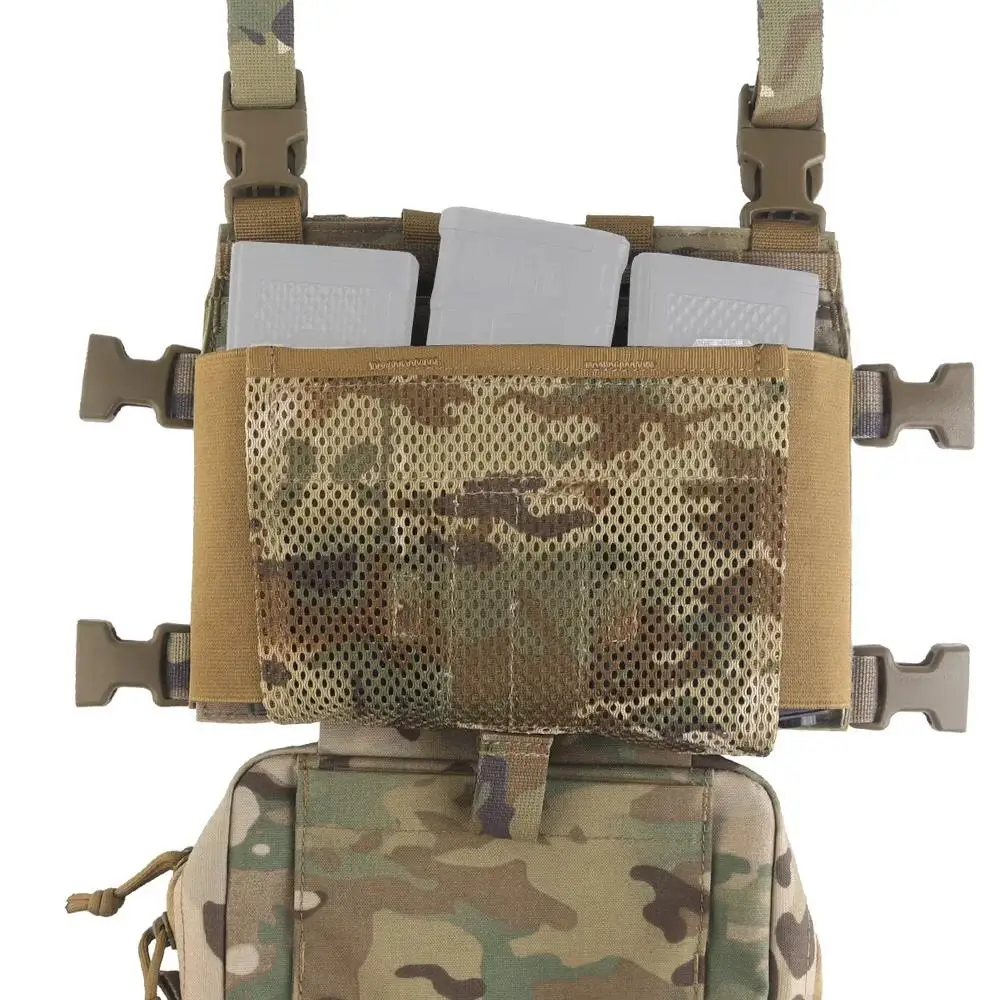 Chaleco de Combate de Asalto Modular Serie R, equipo de aparejo de pecho táctico, liberación rápida, bolsa de revista 556, caza, tiro, Airsoft - imagen 5