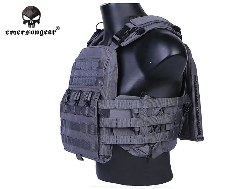 Emersongear chaleco de combate táctico portador cereza Wolf Grey em7435 - imagen 2