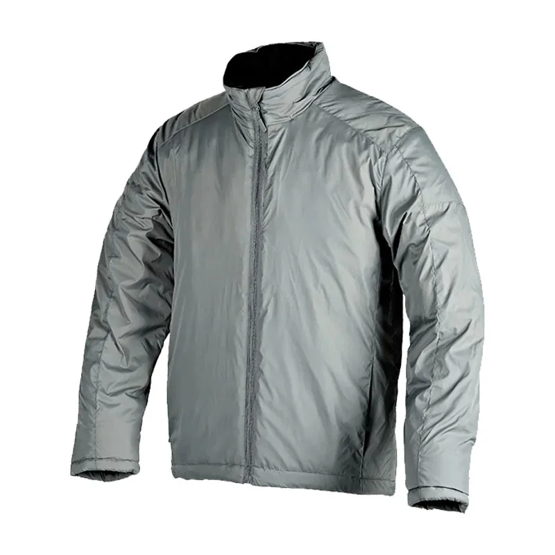Ropa de invierno para hombre, Parkas tácticas, chaqueta informal, reflectante, cálida, a prueba de viento, para senderismo, Camping, abrigo ligero