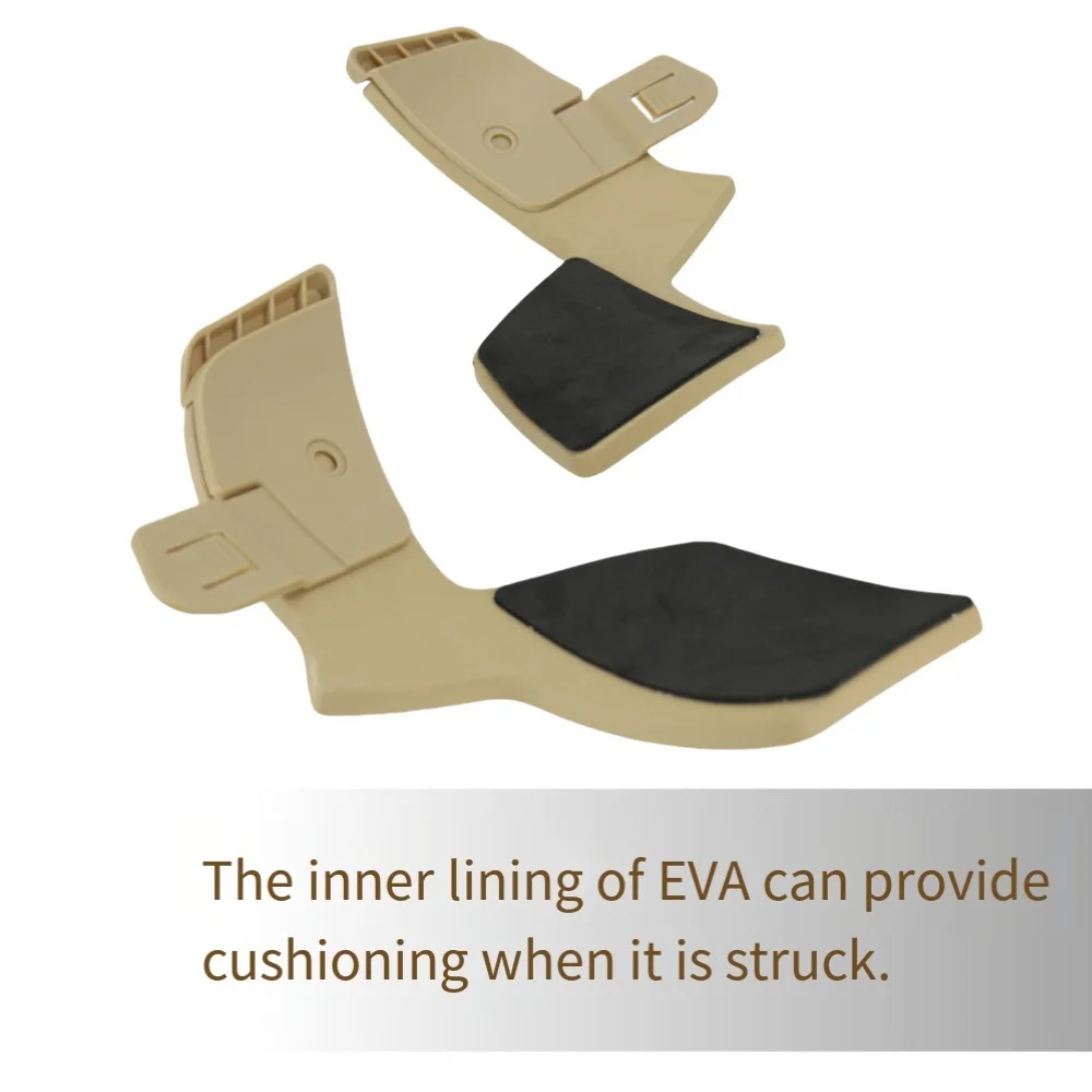 Placas tácticas de inserción de oreja balística de aramida para casco AF, kit de expansión NIJ IIIA - imagen 4