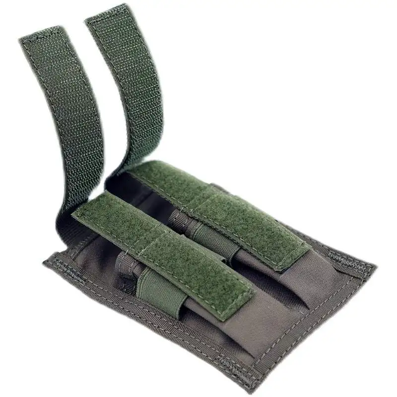 Bolsa táctica para cargadores 9 mm MOLLE radio portátil ajustable